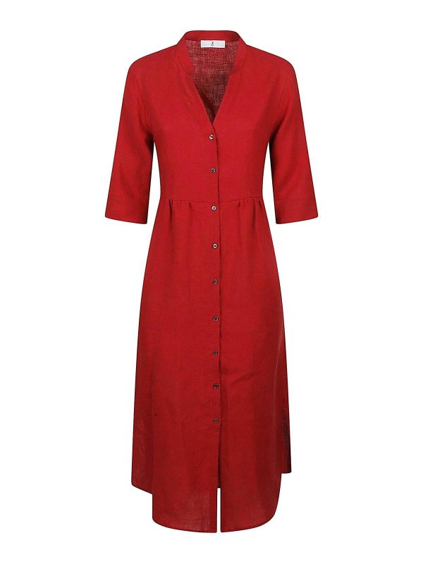 Whyci Robe Au Genou - Rouge