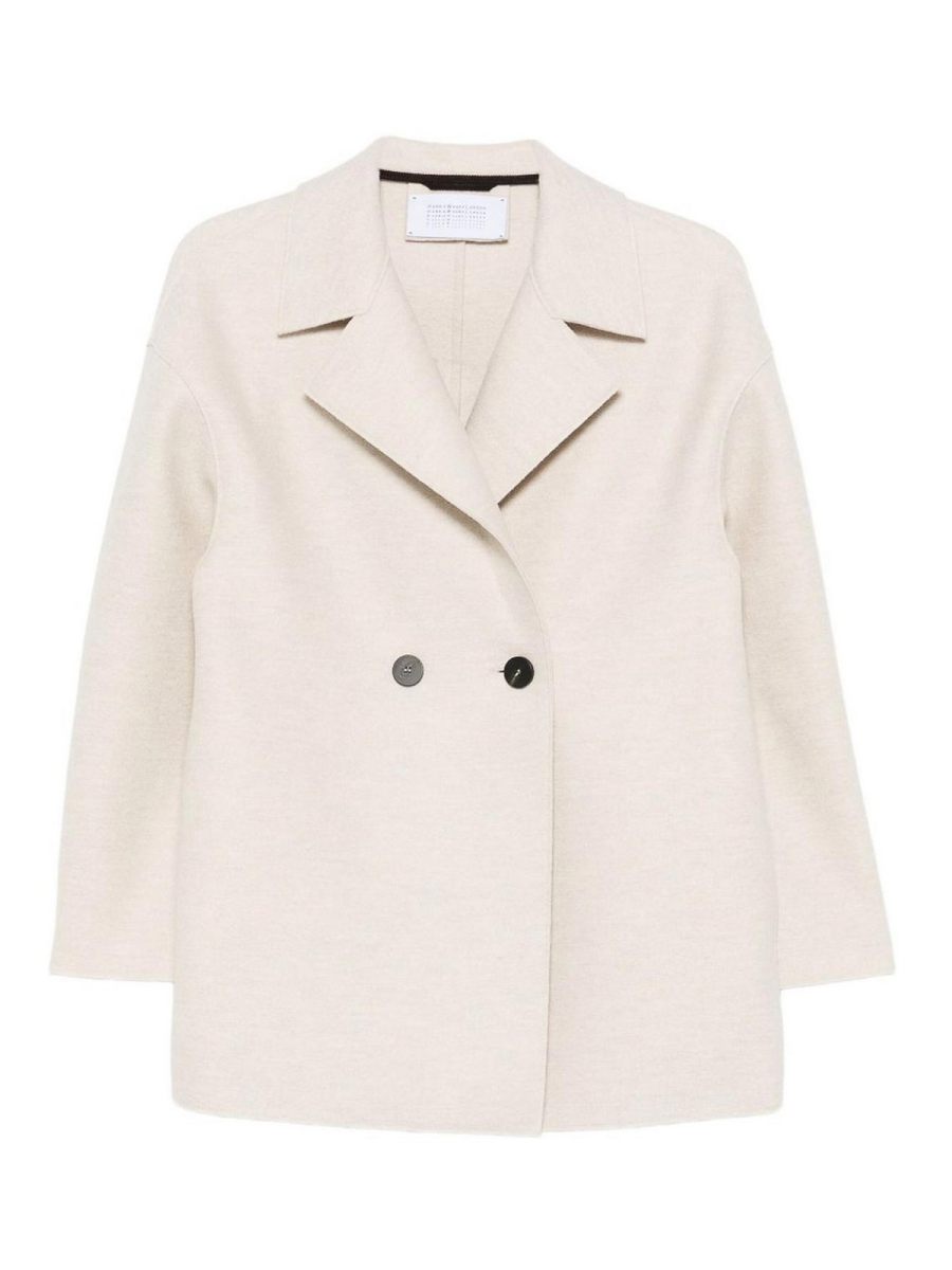 Harris Wharf London Manteau Court - Beige