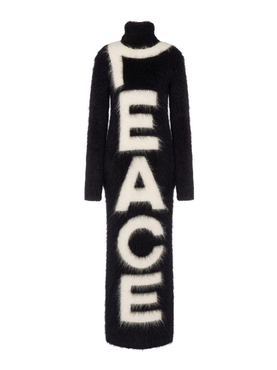 Moschino Maxi Robe - Noir