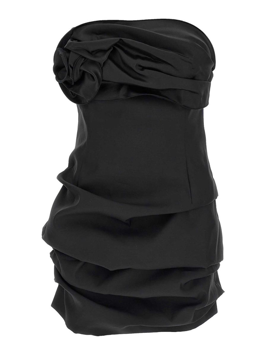 Magda Butrym Robe Au Genou - Noir