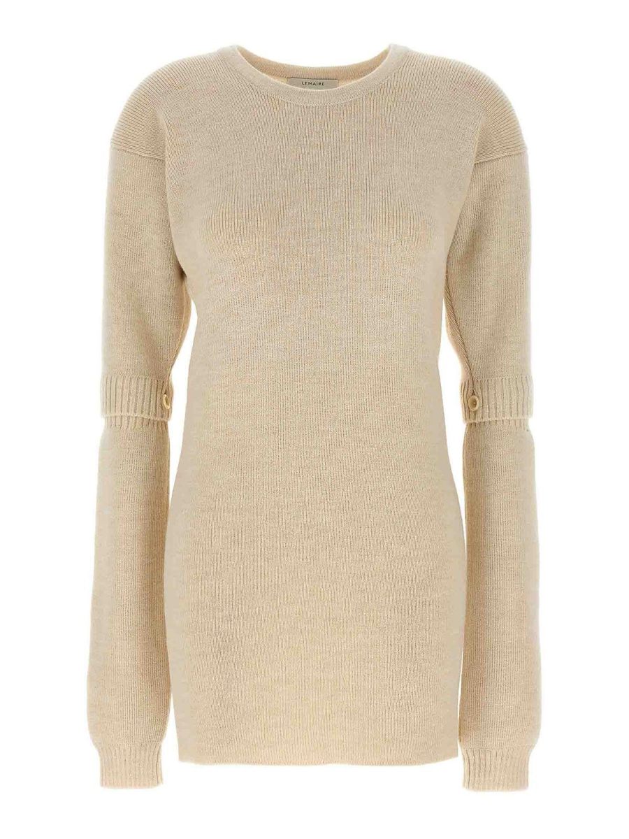 Lemaire Robe Courte - Blanc