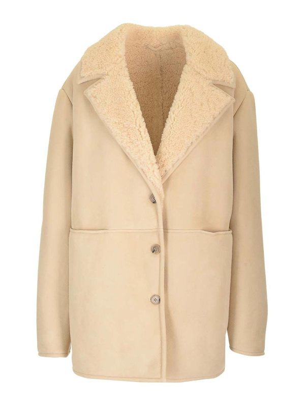 Loulou Studio Manteau Court - Blanc