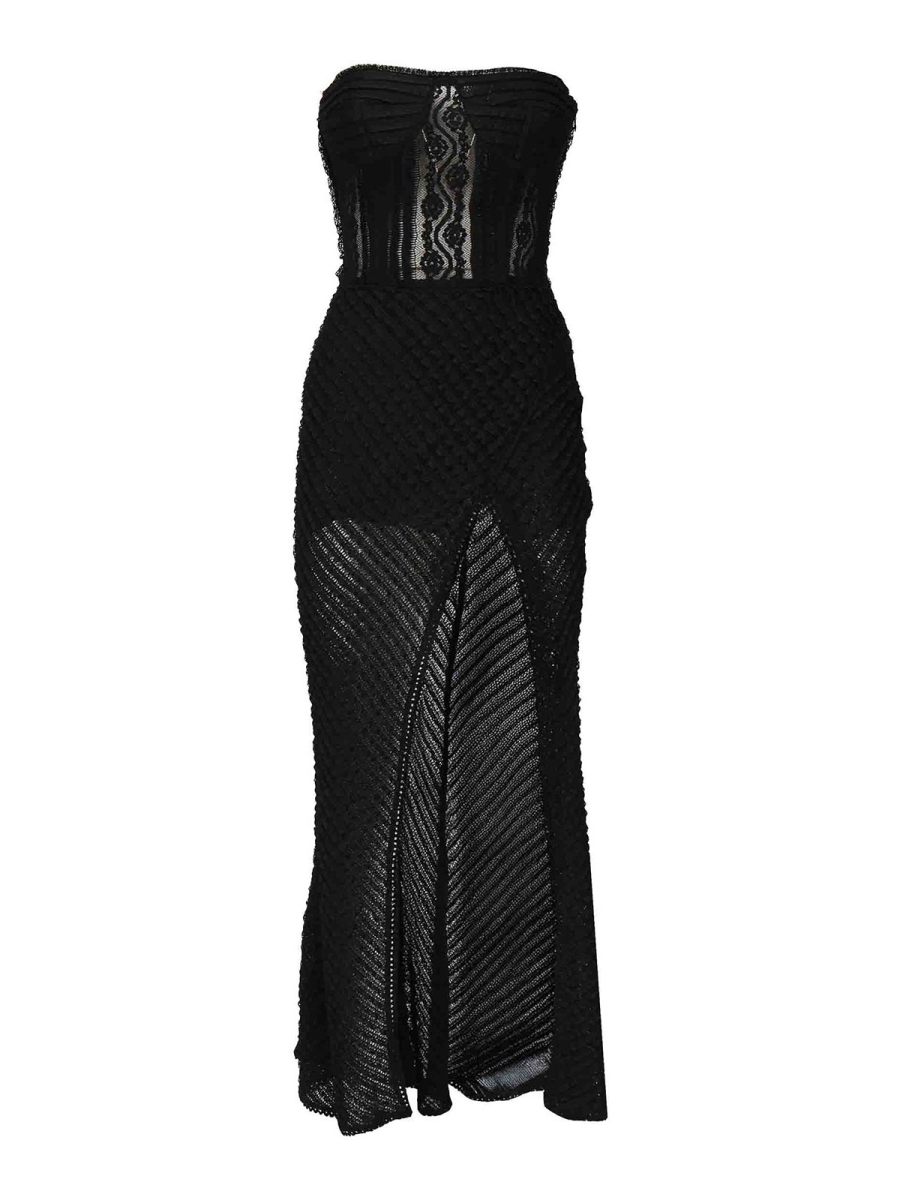 Charo Ruiz Maxi Robe - Noir