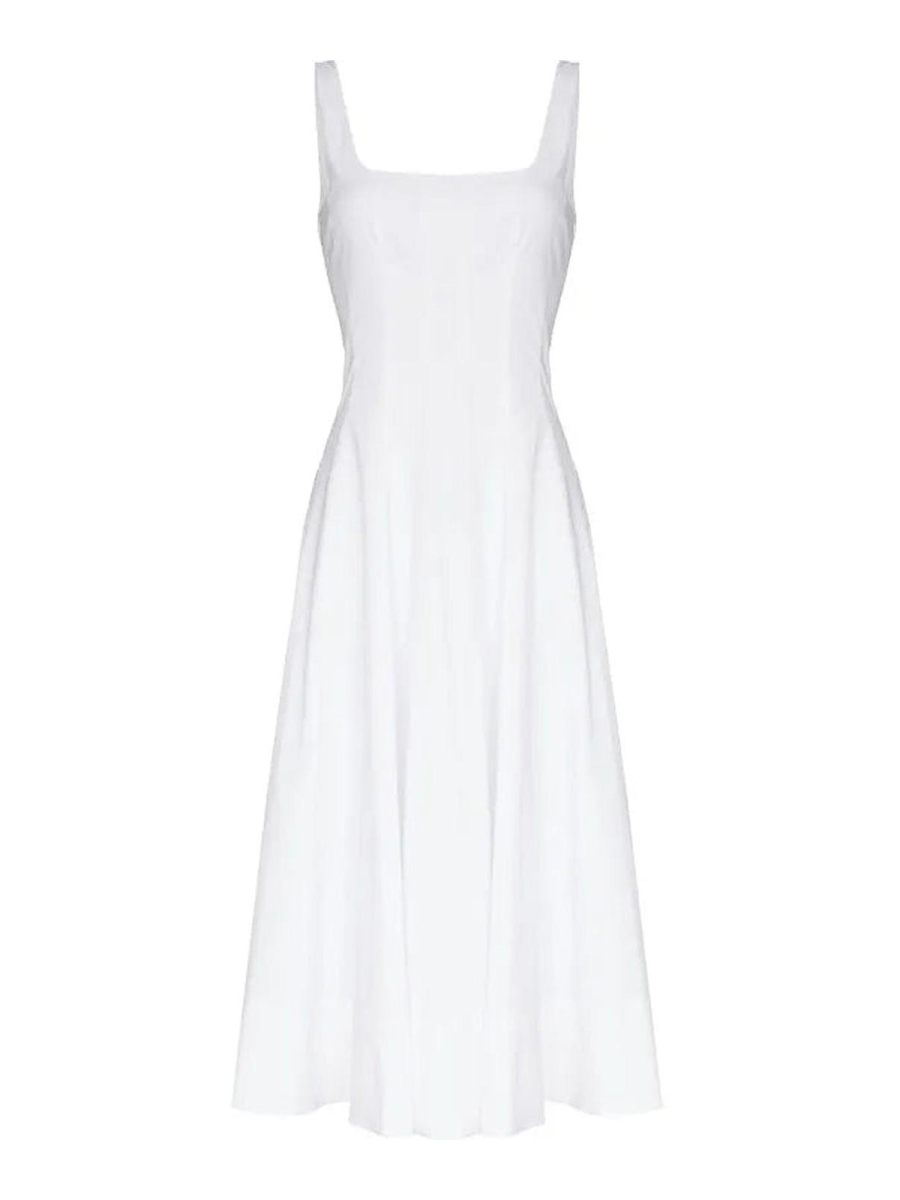 Staud Maxi Robe - Blanc