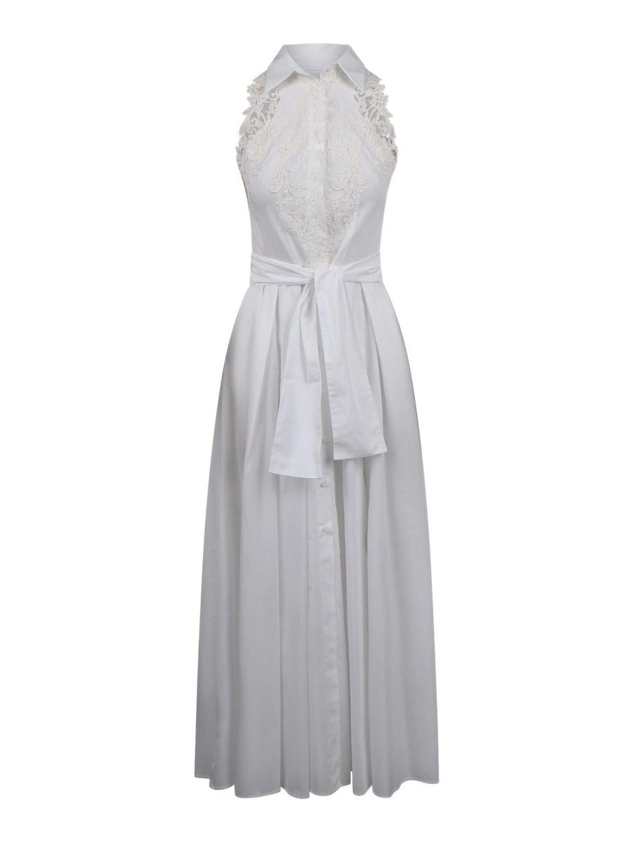 Ermanno Scervino Maxi Robe - Blanc