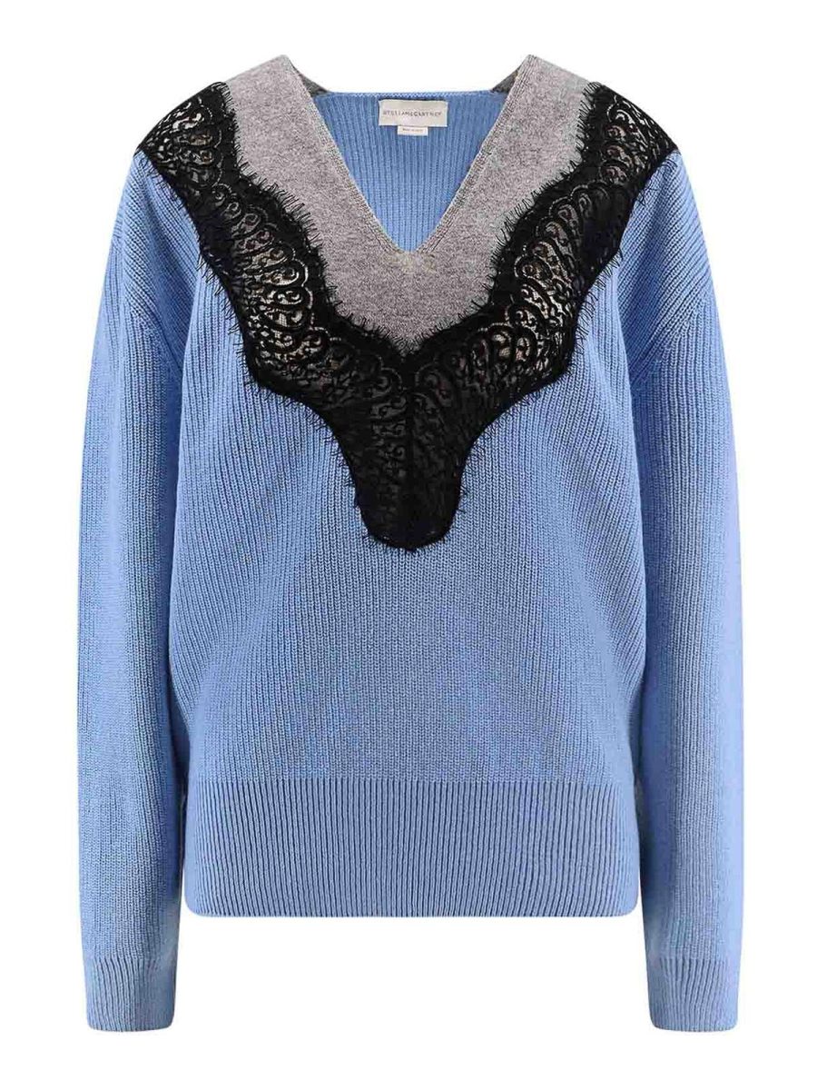 Stella Mccartney Pull Col Bateau - Bleu