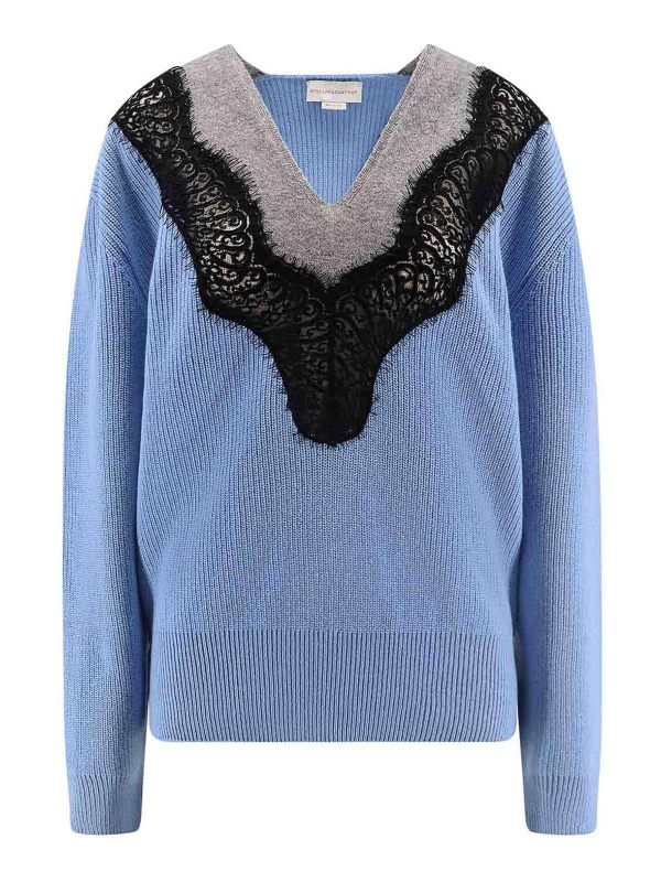 Stella Mccartney Pull Col Bateau - Bleu