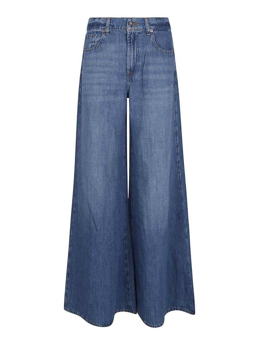 7 For All Mankind Jean Bootcut - Bleu