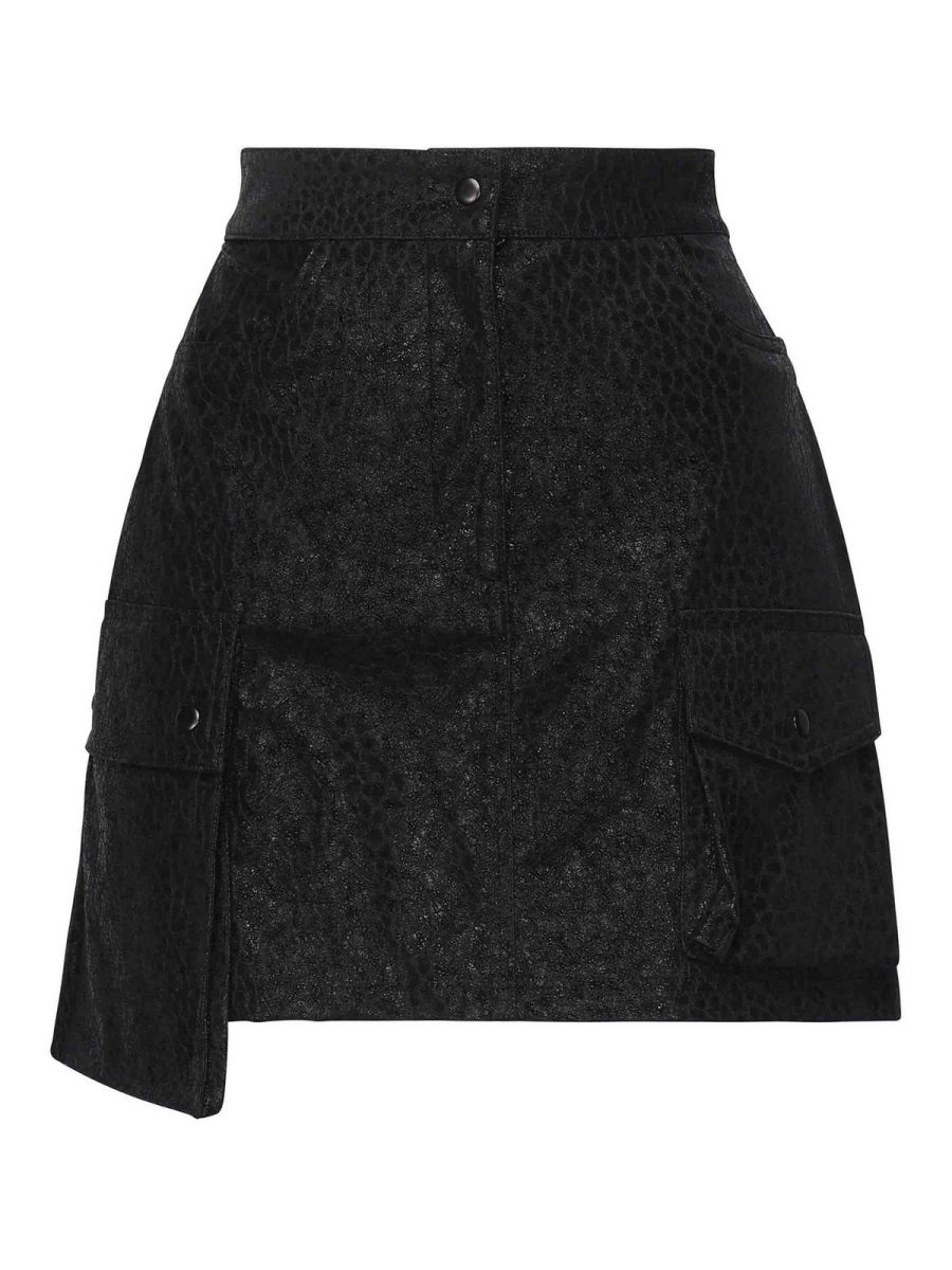 Alberto Audenino Mini Jupe - Noir