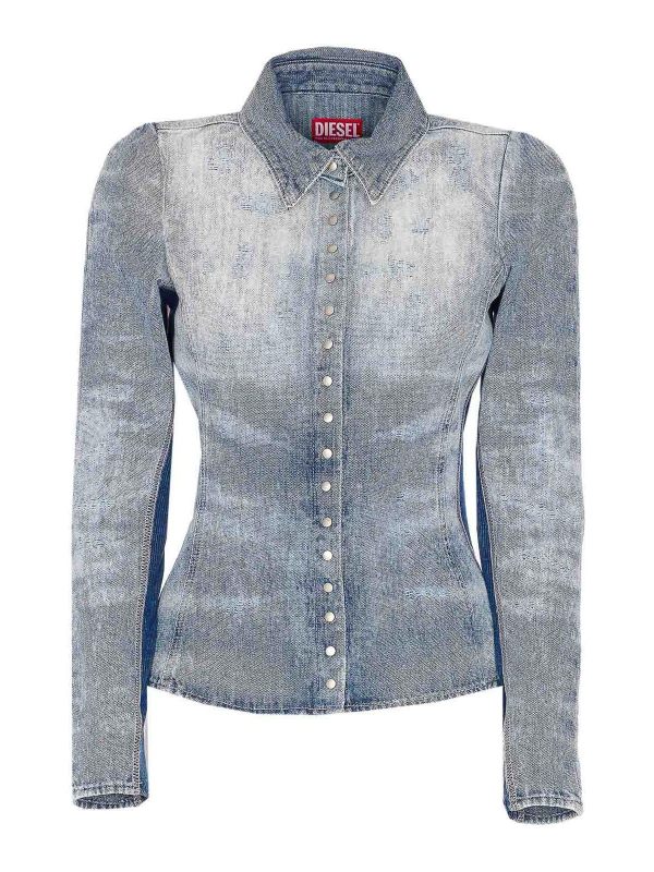 Diesel Chemise - Bleu