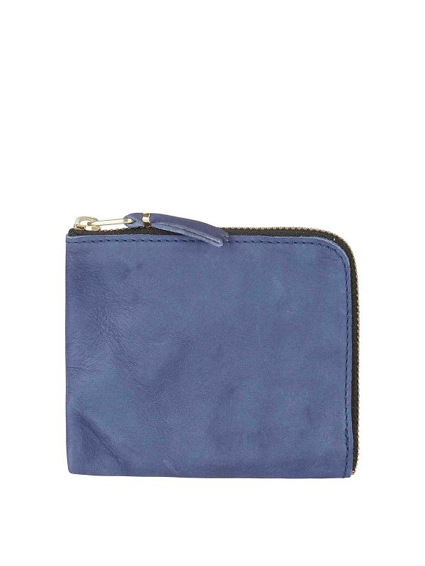 Comme Des Garçons Wallet Portefeuilles - Bleu Foncé