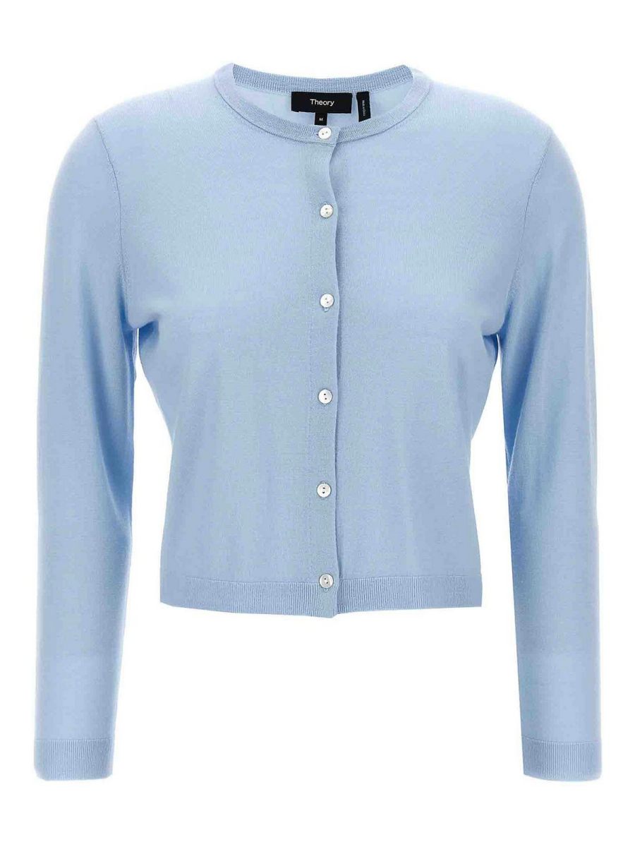 Theory Cardigan - Bleu Clair