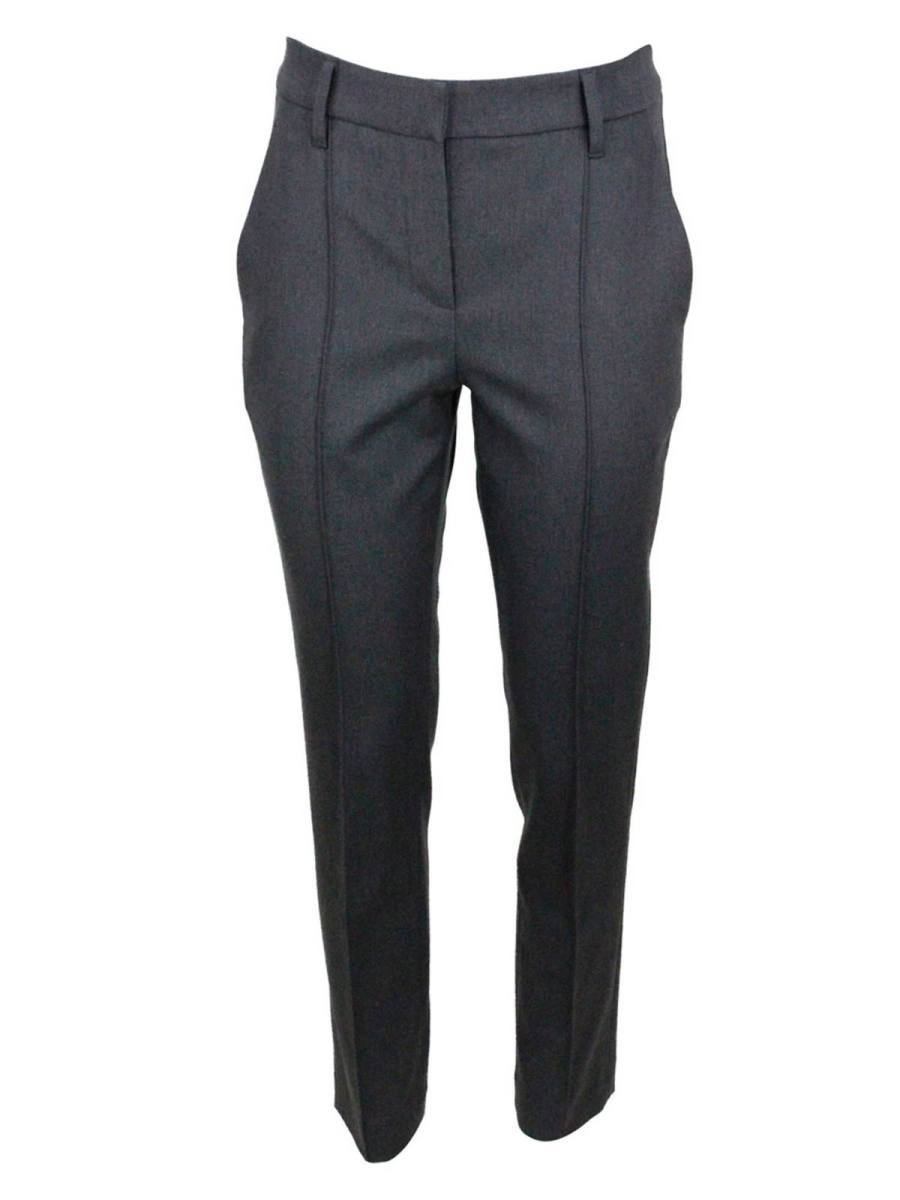 Brunello Cucinelli Pantalons Décontractés - Gris