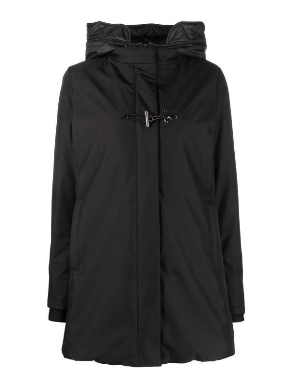 Fay Manteau Court - Noir