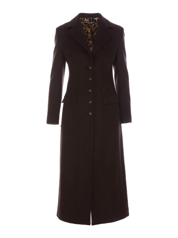 Dolce & Gabbana Manteau Court - Marron