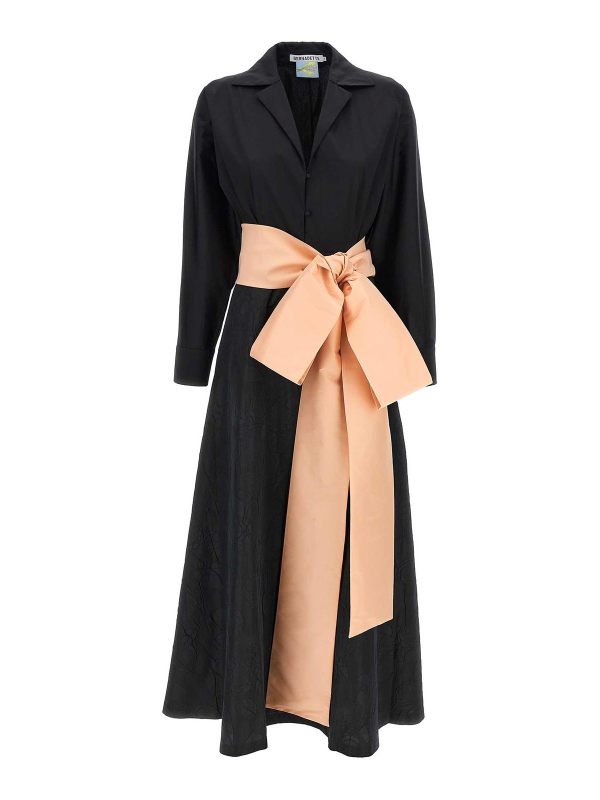Bernadette Robe Au Genou - Noir