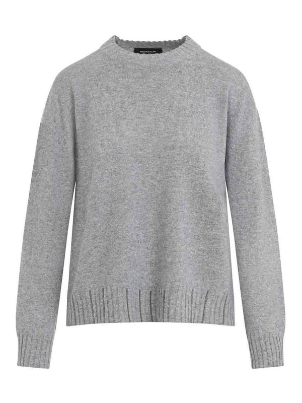 Fabiana Filippi Pull Col Rond - Taupe