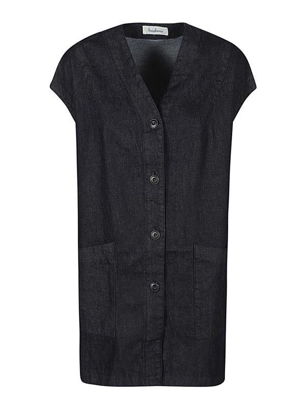 Sarahwear Gilet - Bleu