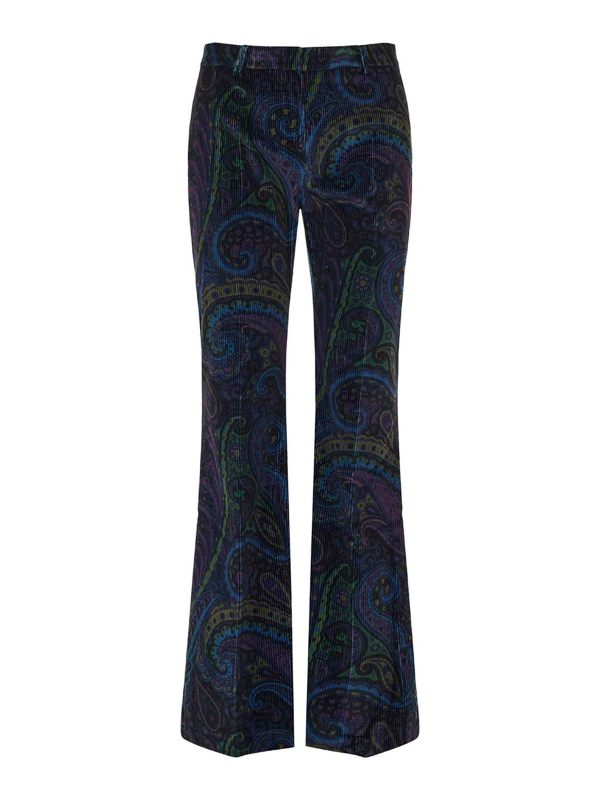 Etro Pantalons Décontractés - Bleu Foncé