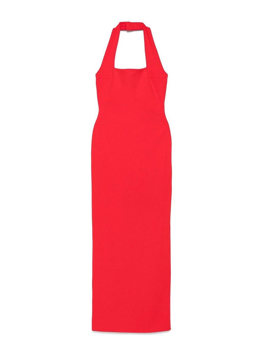 Solace London Maxi Robe - Rouge