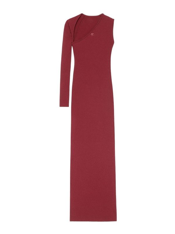 Courreges Maxi Robe - Rouge