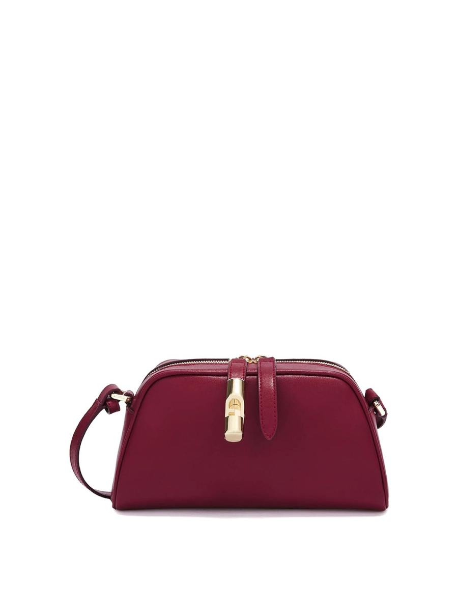 Furla Sac Porté Épaule - Rouge Bru