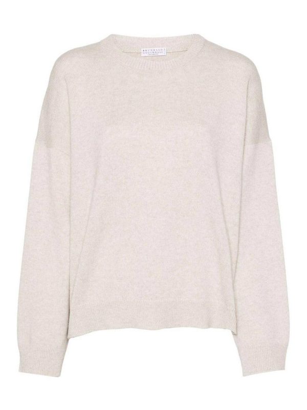 Brunello Cucinelli Pull Col Rond - Noir