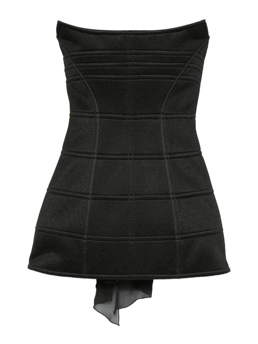 Blumarine Robe Courte - Noir