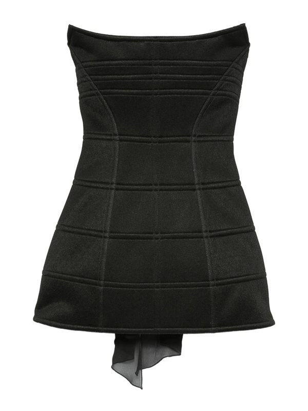 Blumarine Robe Courte - Noir