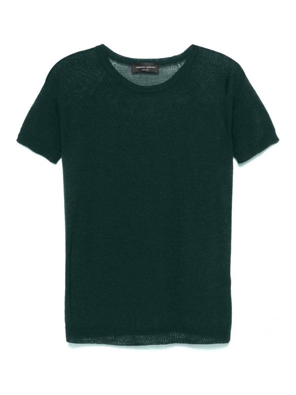 Roberto Collina Pull Col Rond - Vert