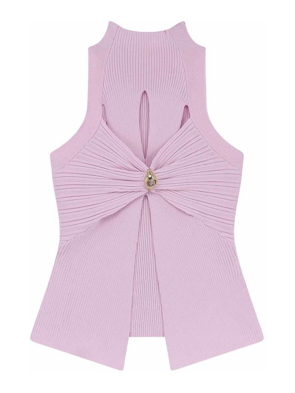 Elisabetta Franchi Top - Couleur Chair