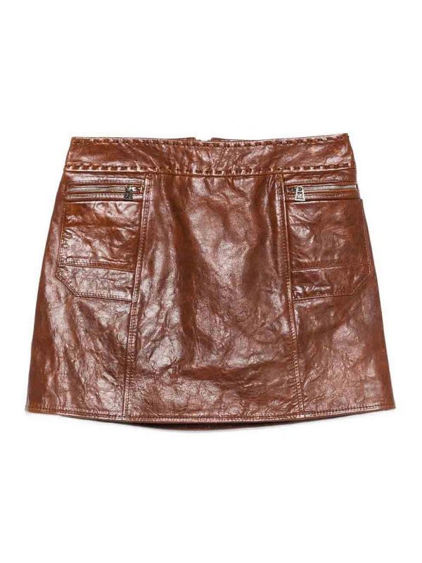 Ermanno Scervino Mini Jupe - Marron
