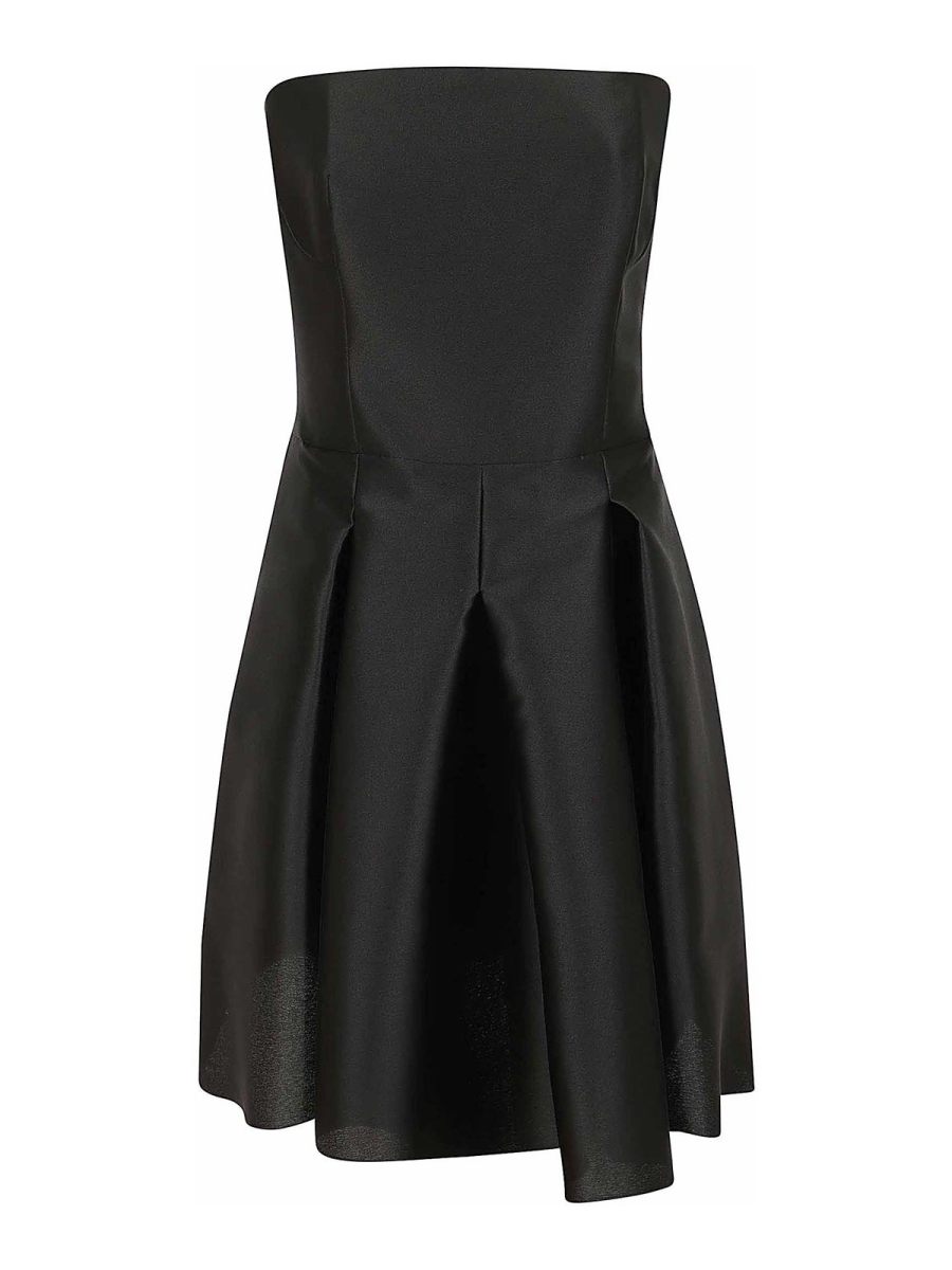Alberta Ferretti Robe Courte - Noir
