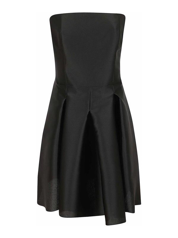 Alberta Ferretti Robe Courte - Noir