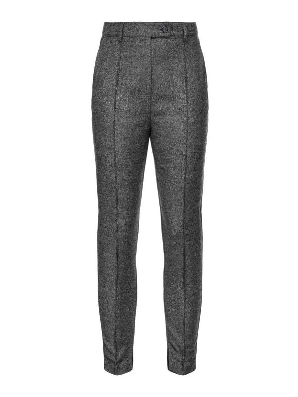 Pinko Pantalons Décontractés - Gris