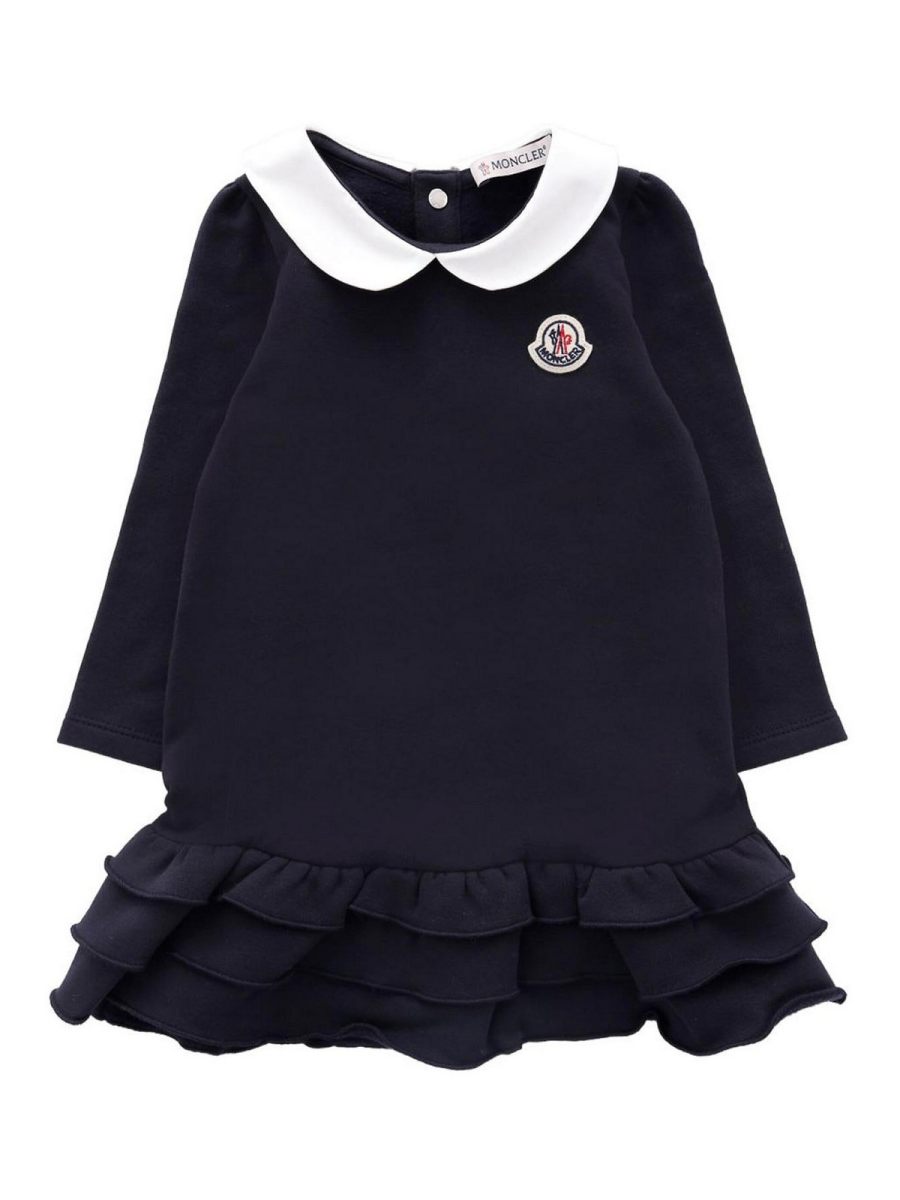 Moncler Robe Au Genou - Bleu