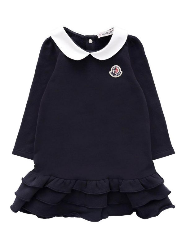 Moncler Robe Au Genou - Bleu