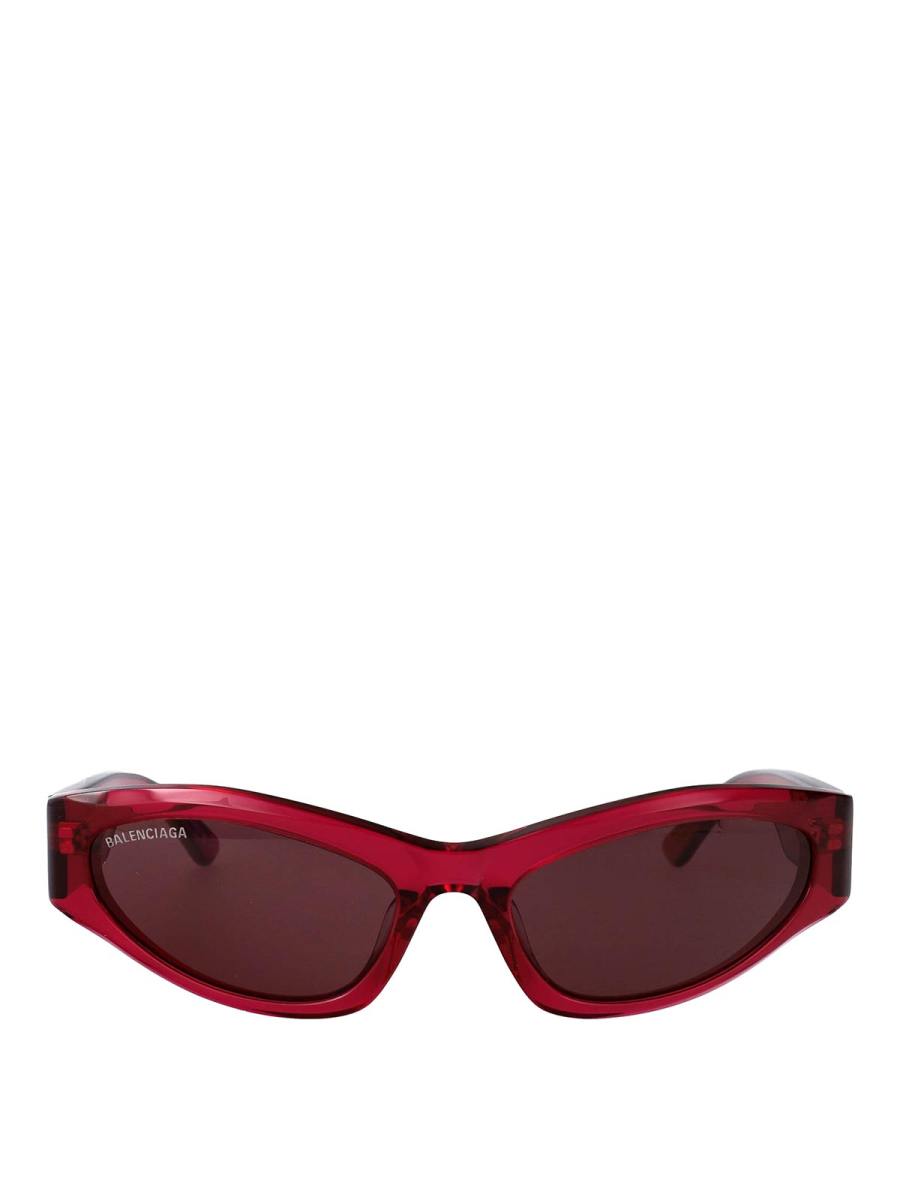 Balenciaga Lunettes De Soleil - Bordeaux