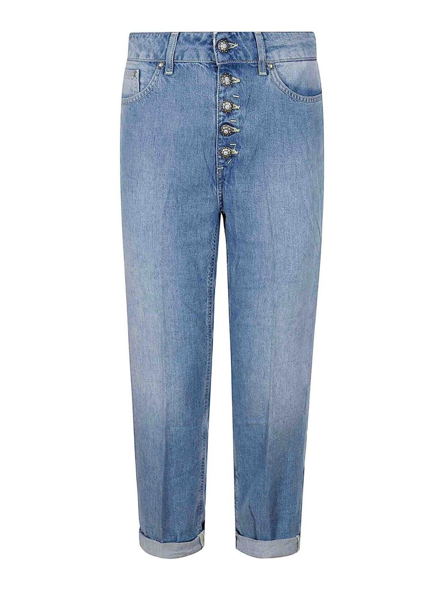 Dondup Jean Droit - Bleu