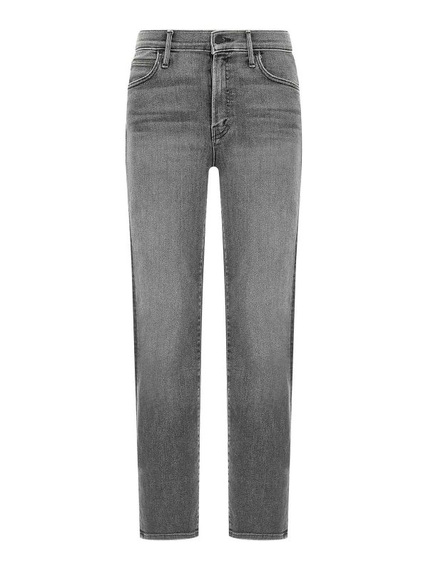 Mother Jean Bootcut - Gris