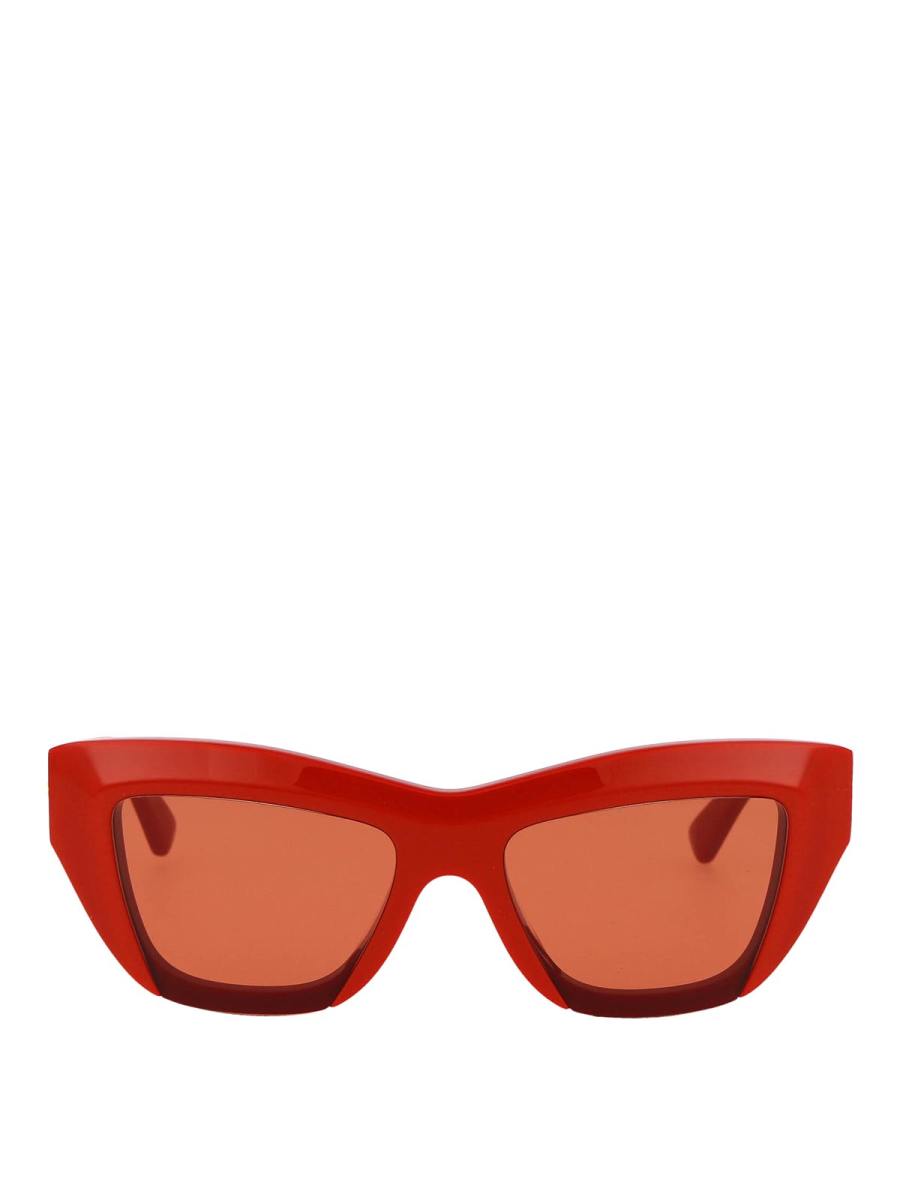Bottega Veneta Lunettes De Soleil - Orange