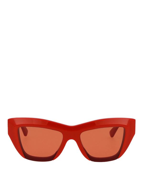 Bottega Veneta Lunettes De Soleil - Orange