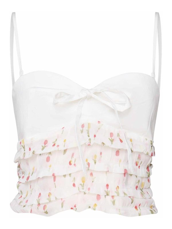 For Love & Lemons Top - Jaune