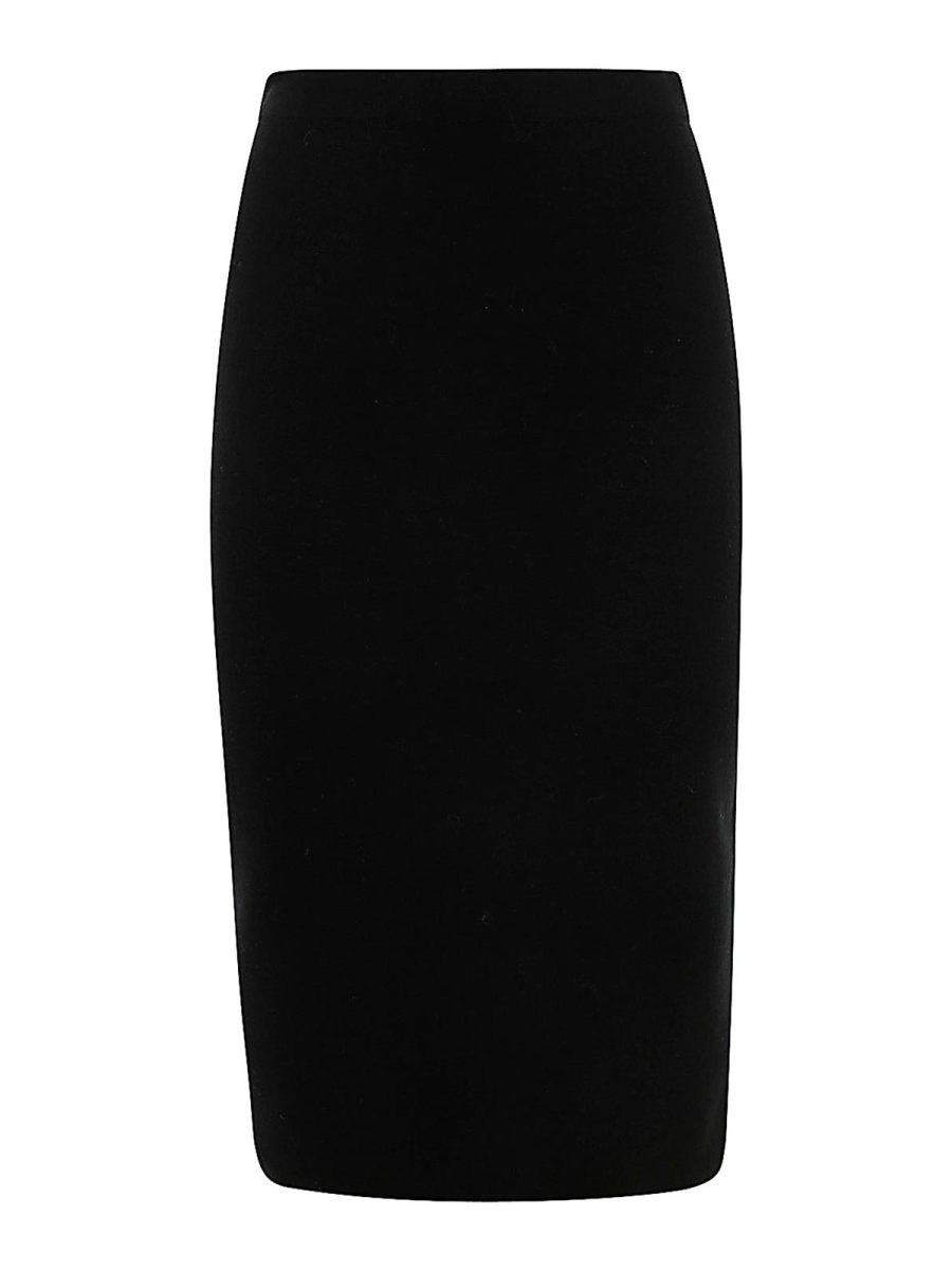 D. Exterior Jupe Midi - Noir