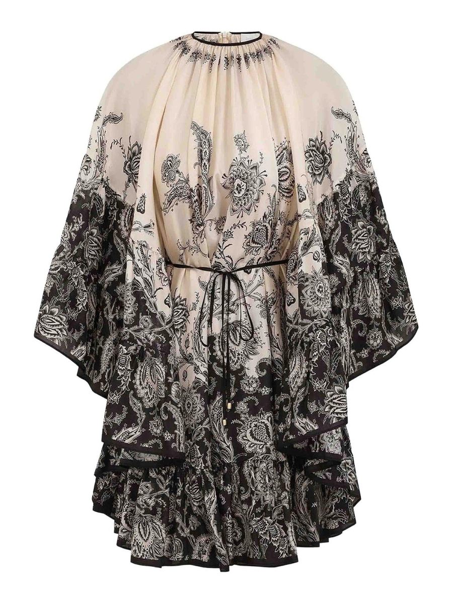 Zimmermann Robe Courte - Beige