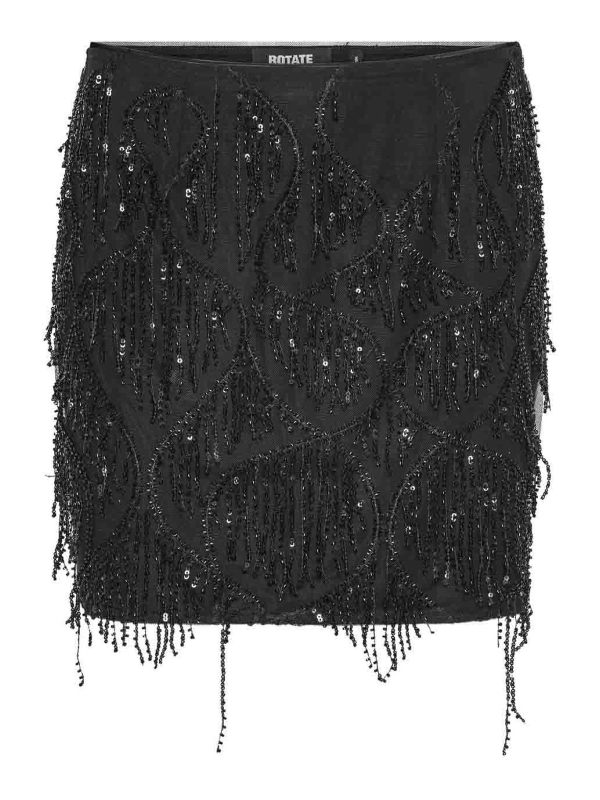 Rotate Birger Christensen Mini Jupe - Noir