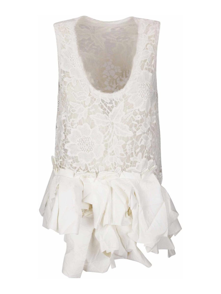 Comme Des Garcons Blouse - Blanc