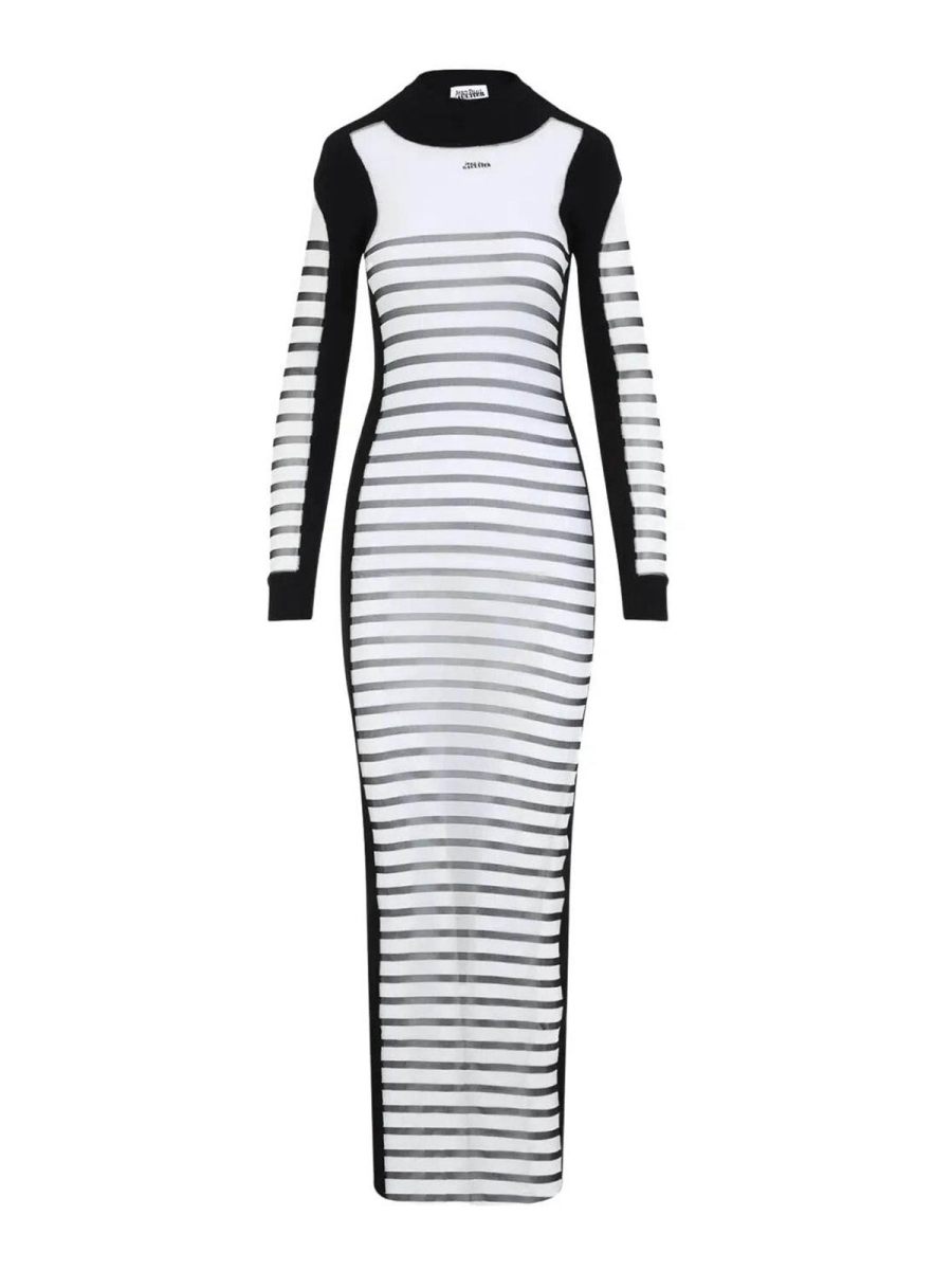 Jean Paul Gaultier Maxi Robe - Blanc