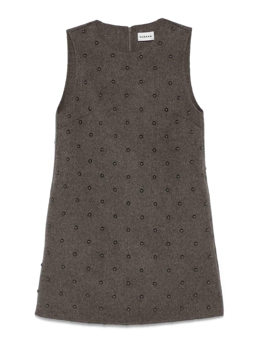 P. A.R. O.S. H. Robe Au Genou - Marron