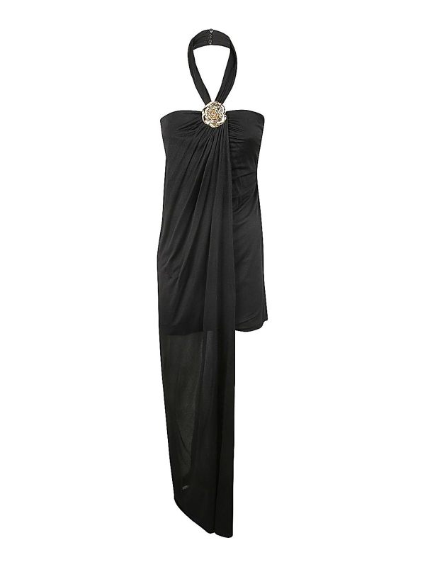 Blumarine Robe Au Genou - Noir